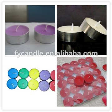 alibaba express Decorative Colored tealight candle