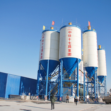 Bucket Type small 120m3/h concrete batching plant