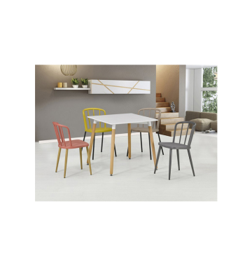 luxury modern rectangle small white dining table