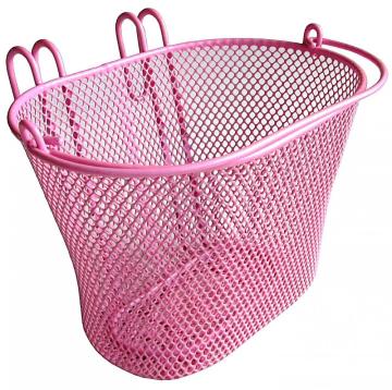 New Design Pink Color Basket for Bicycle