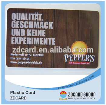 Advertising Cards/plastic advertising cards for promotion cards