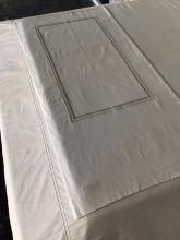 Cotton Sateen Housewife Pillow Case with Embroidery