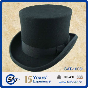 100% WOOL FELT TOP HATS