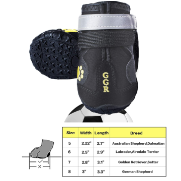 Bottes pour animaux de compagnie imperméables de 4 pcs