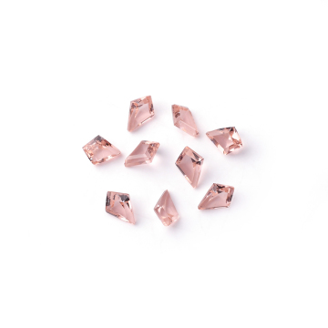 Synthetic Pink Morgan Marquise shape Craving faceted cutting