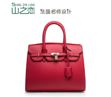 Red handbag