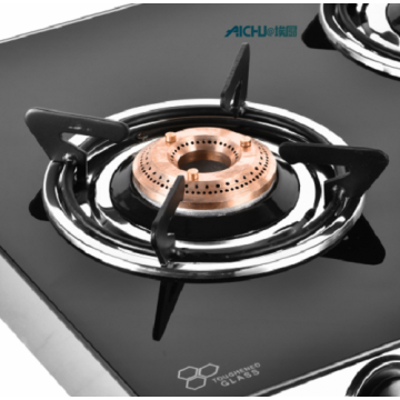 Astra Black Toughened Glass Cooktop 3 Burner