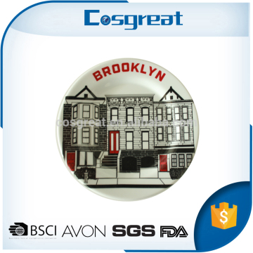 Melamine Brooklyn souvenir plate