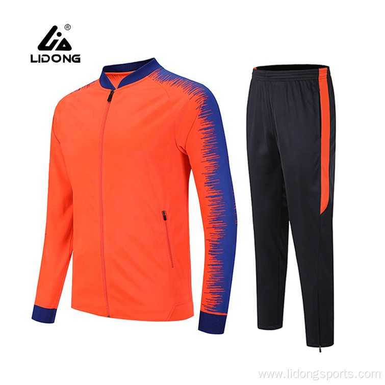 Fashion Long Sleeve Custom Logo Tracksuit Men