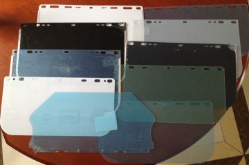 clear PC shield clear facshield headgear PETG shield visor