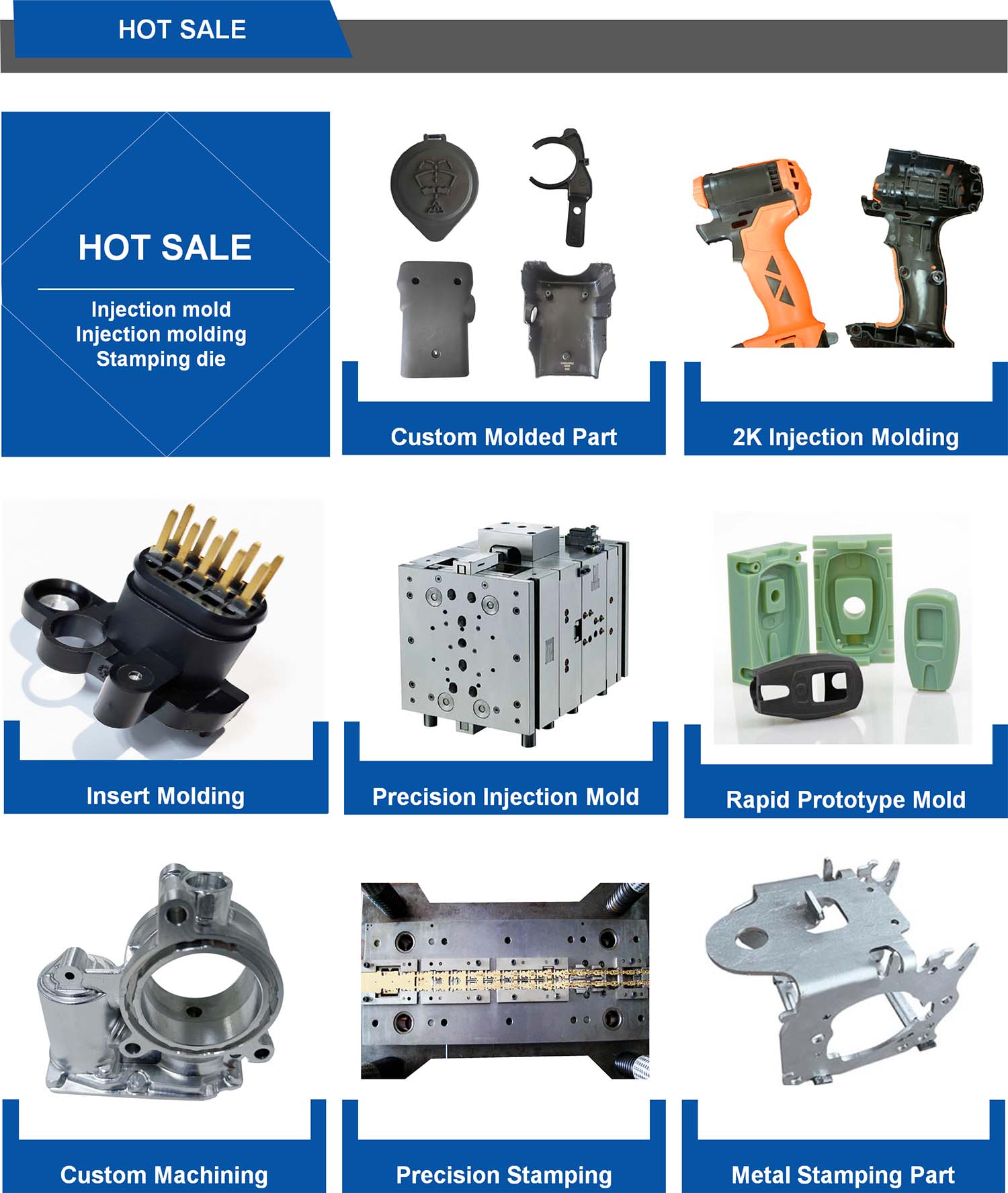 high quality precision plastic injection mold molding made mould tooling manufacturer maker