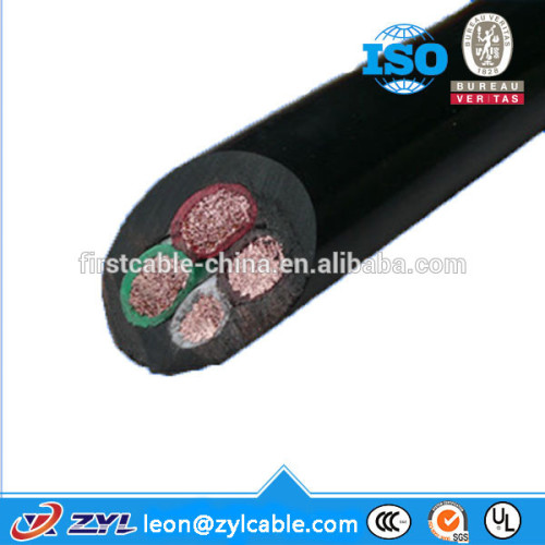 high quality of manufacture price, copper conduct, pvc sheath, 3 cores,colling wood rubber cable (priced per metre)