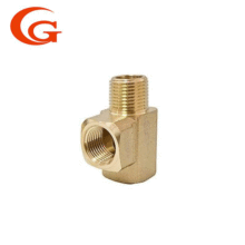 Precision Brass Tee with 90-degree Elbow Design