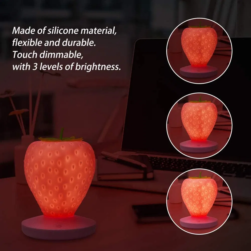 Magical Touch Sensor Strawberry LED Night Light for Kids