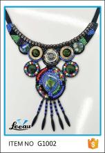 Garment ornament beads applique neckline trim for dress applique