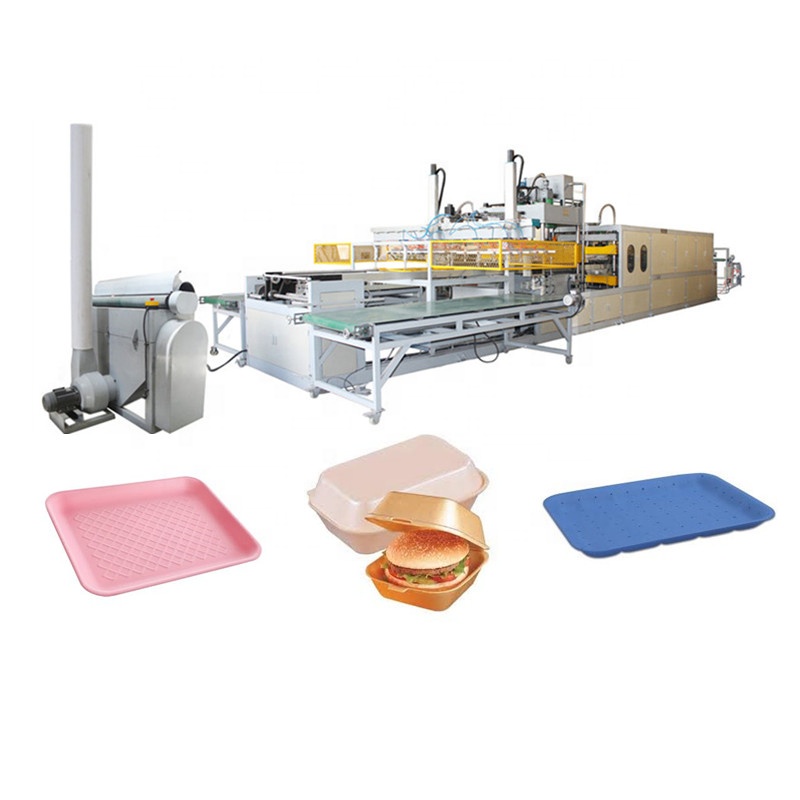 China suppliers disposable take away food container foam plate box making machine
