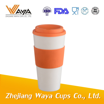 Promotional gifts plastic double wall coffee cup