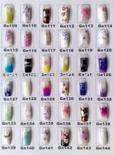 printed nail tips