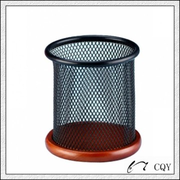 metal mesh pen holder