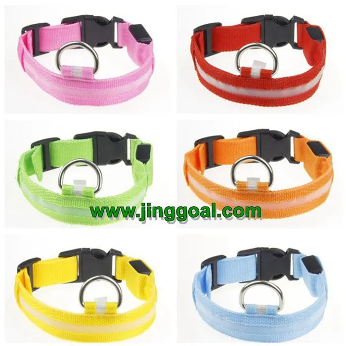 LED Light Dog Collar with Battery