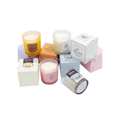 Low price foldable candle folding boxes for candle ,gift packing