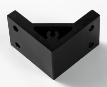 Aluminum extruded corner brackets