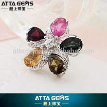 Pendant for best frined flower style 925 silver gemstone pendants