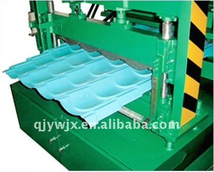 QJ automatic cnc 28-207-828 cold roof tile roll forming machine