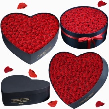 New Style Preserved Rose Gift Box with Lid - Eternal Rose Arrangement Box