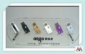 acrylic display stand,clear acrylic display stand,custom diaplay stand for USB flash disk