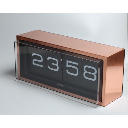 Customerized Western Metal Box Flip Clock