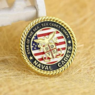 High Quality Custom Gold Metal Military Challenge Coin