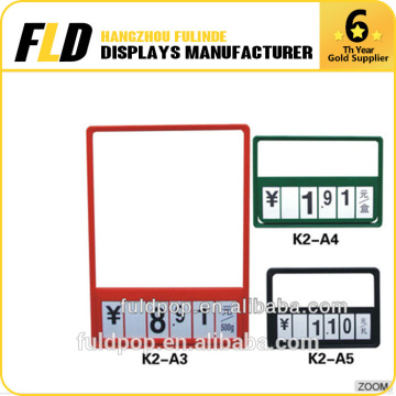 price sign frame