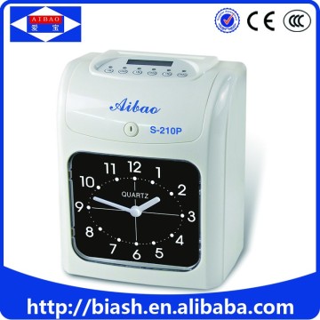 Punch time card/clock card/clocking card time recorder attendance machine