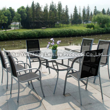 Aluminum Rectangle Table Set