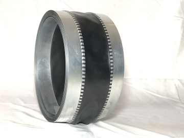 Flexible Duct Connector Coating silicon rubber Black Grey