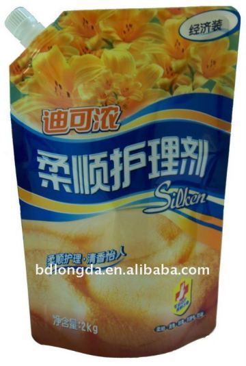 Liquid washing powder packaging stand up pouch for washing powder