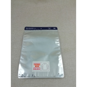 Custom logo aluminized plastic underwear packaging bag