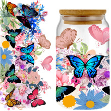 UVDTF Vinyl Transfers for Libbey Cups - Waterproof Sticker Film Decals 16oz 40oz