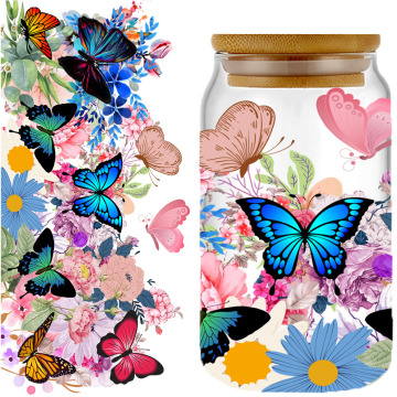 UVDTF Vinyl Transfers for Libbey Cups - Waterproof Sticker Film Decals 16oz 40oz