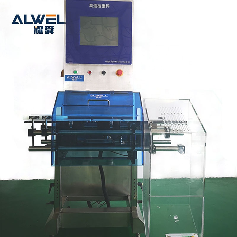 High speed automatic weight checker check weighing machine