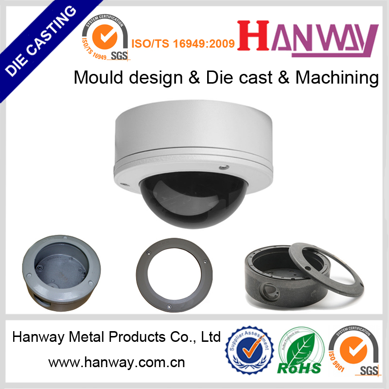 OEM CNC Machining Aluminum Die Casting Cctv Camera Housing