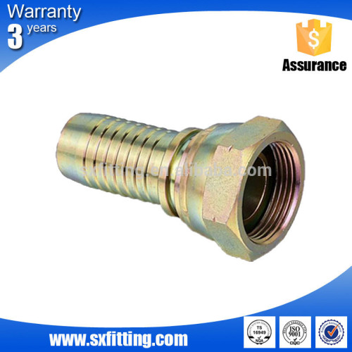 White/Yellow Zinc Plating Hydraulic Fitting