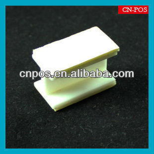 displaying plastic sign holder with adhesive tape