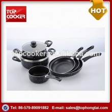 Aluminum Marble Painting Cookware Set