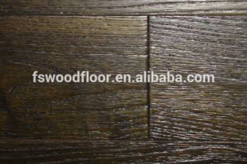 dark stain vintage robinia hardwood flooring