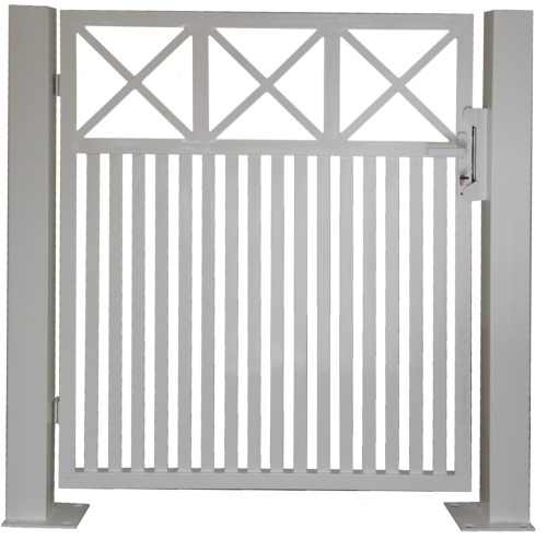 Pintu gerbang keluli cottage gardon