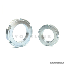 DIN 981 Slotted Round Locknut | KM Series Bearing Lock Nut for Shafts