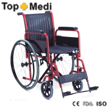 china steel wheel chair /portable wheel chair/light Weigh wheelchar