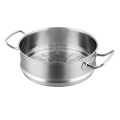 Pabrik Direct Triply Saucepan Casserole SUS304 Antilengket Pan